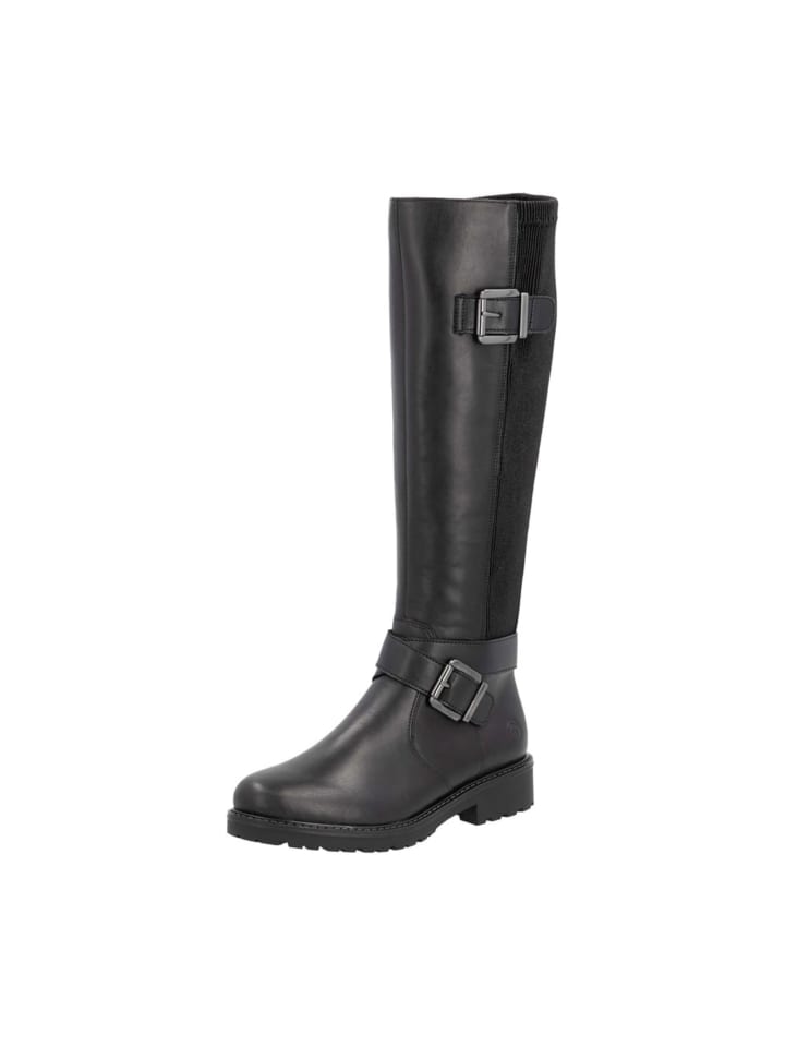 Komfort Stiefel in Schwarz