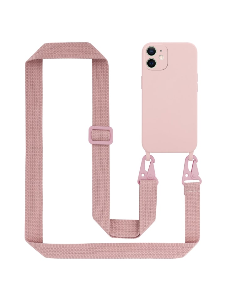 Handykette für Apple iPhone 12 MINI Hülle in LIQUID PINK