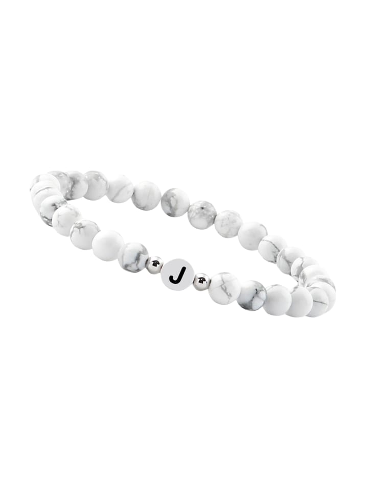 Perlenarmband in Weiss