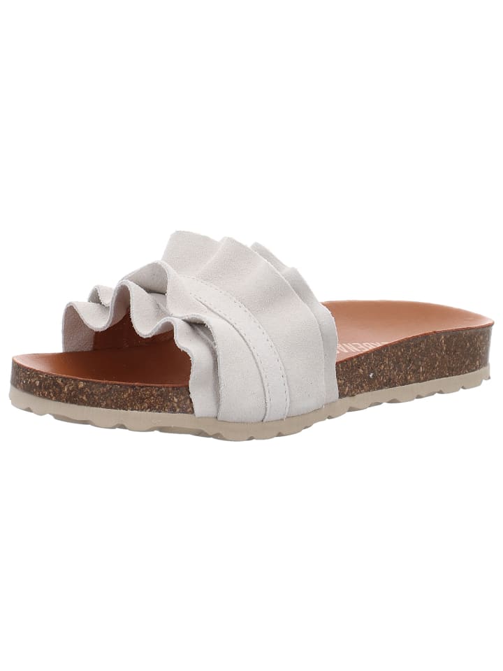 Klassische Pantolette in grau