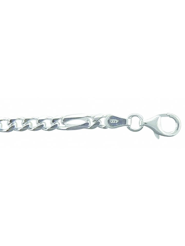 Damen 925 Silber Fantasie Halskette 50 cm Ø 4 mm in silber