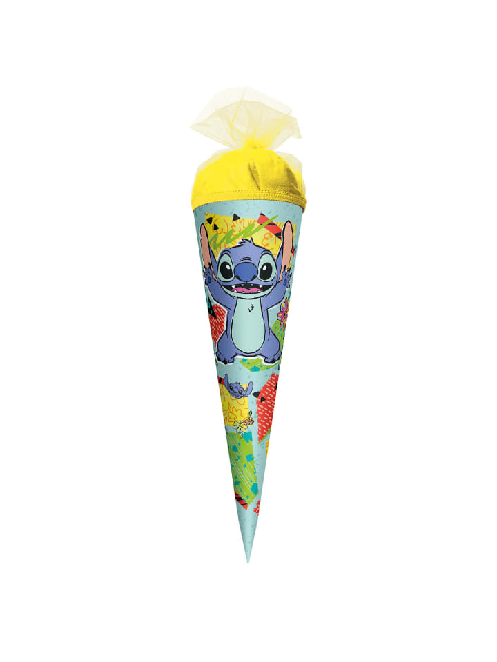 Schultüte klein 22 cm Disney Stitch in Bunt