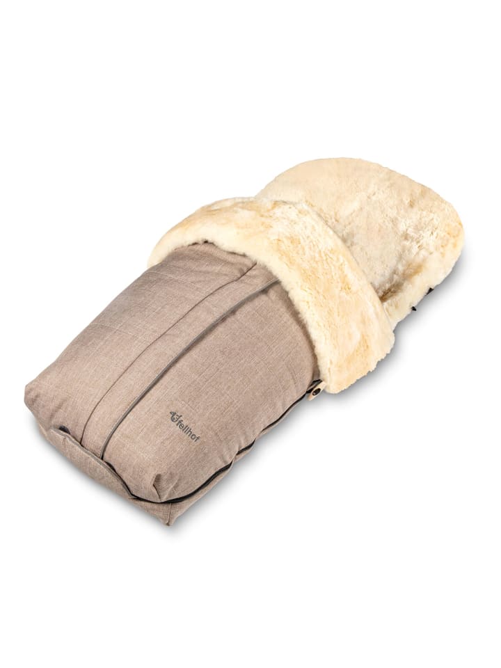 Kinderwagenfellsack CORTINA TOP in Beige Melange