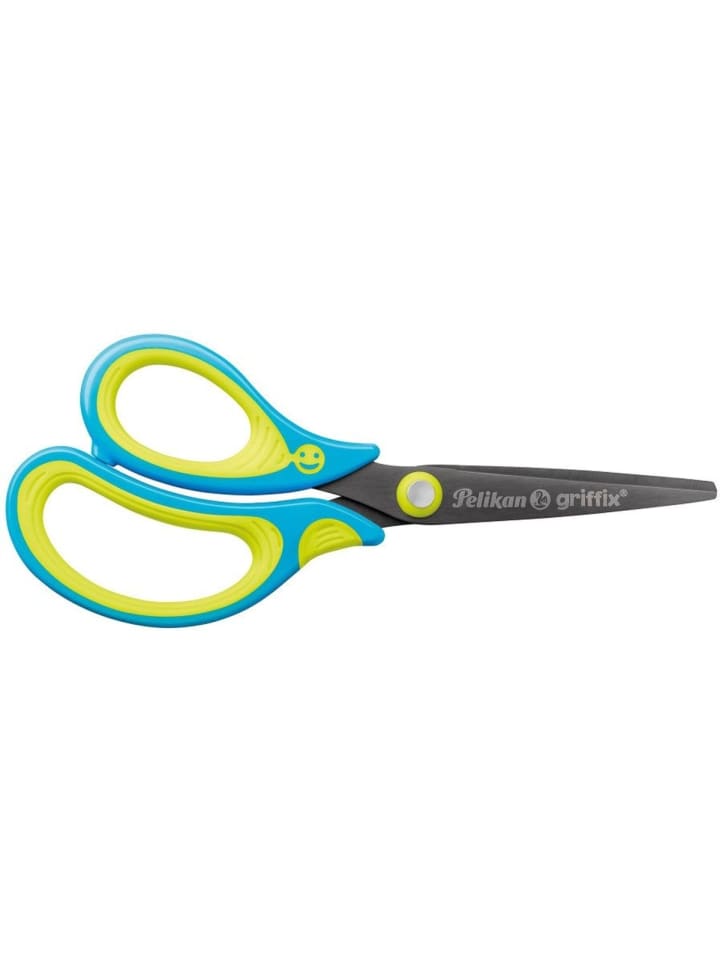 Schulschere griffix links spitz neon Fresh Blue