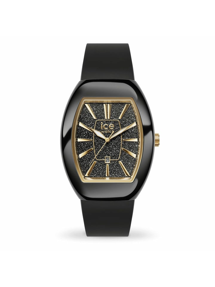 Quarzuhr für Damen in Schwarz