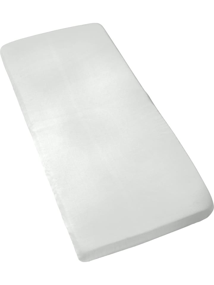 Single-Jersey Baby-Spannbettlaken Murnau in silber