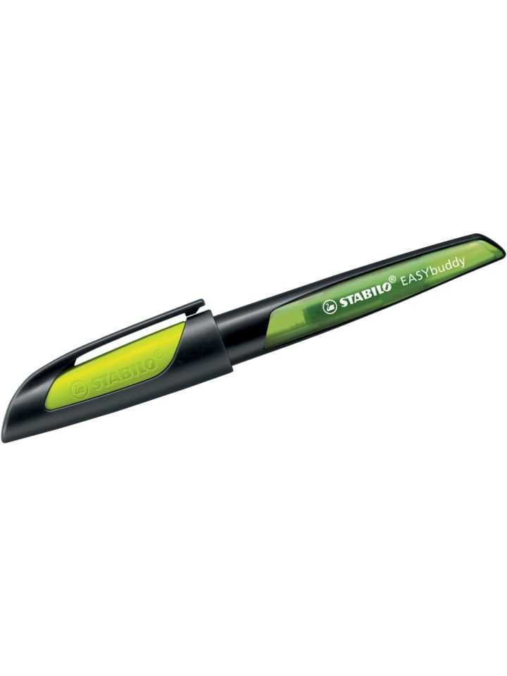 Schulfüller Easybuddy Feder A schwarz/limette