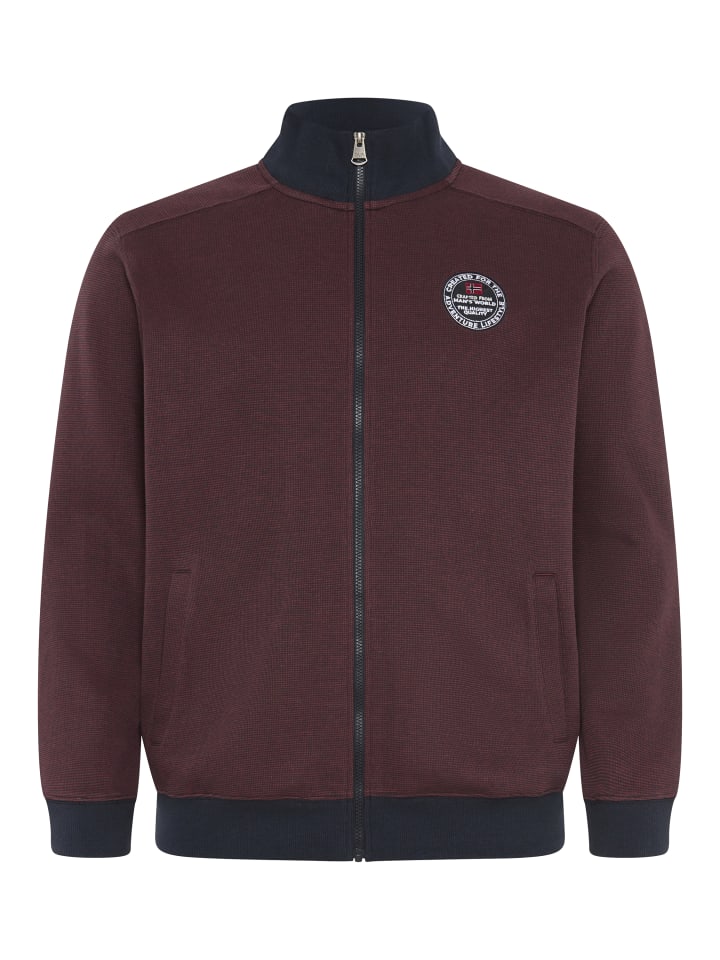 Sweatjacke in rot