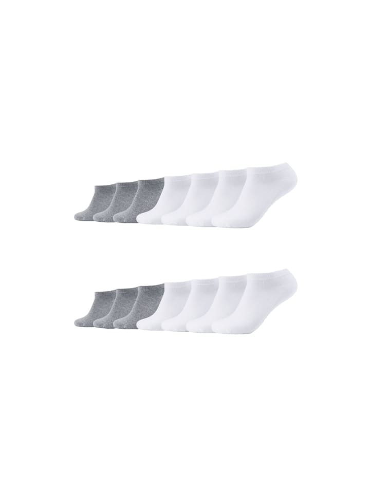Sneakersocken 14er Pack white grey