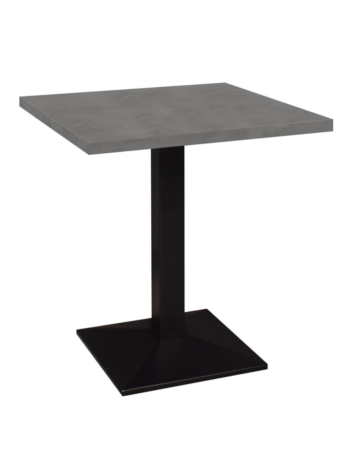 BISTROTISCH Ekzuperiia 70x70x75 schwarz matt/graphit