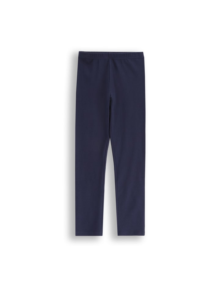 Leggings mit langem Hosenbein in dunkelblau