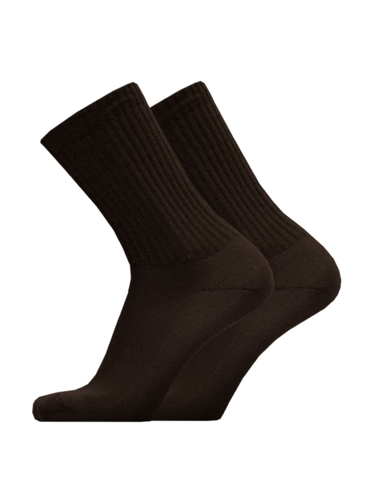 Socken 'MERINO SPORT' 2er Pack in Black