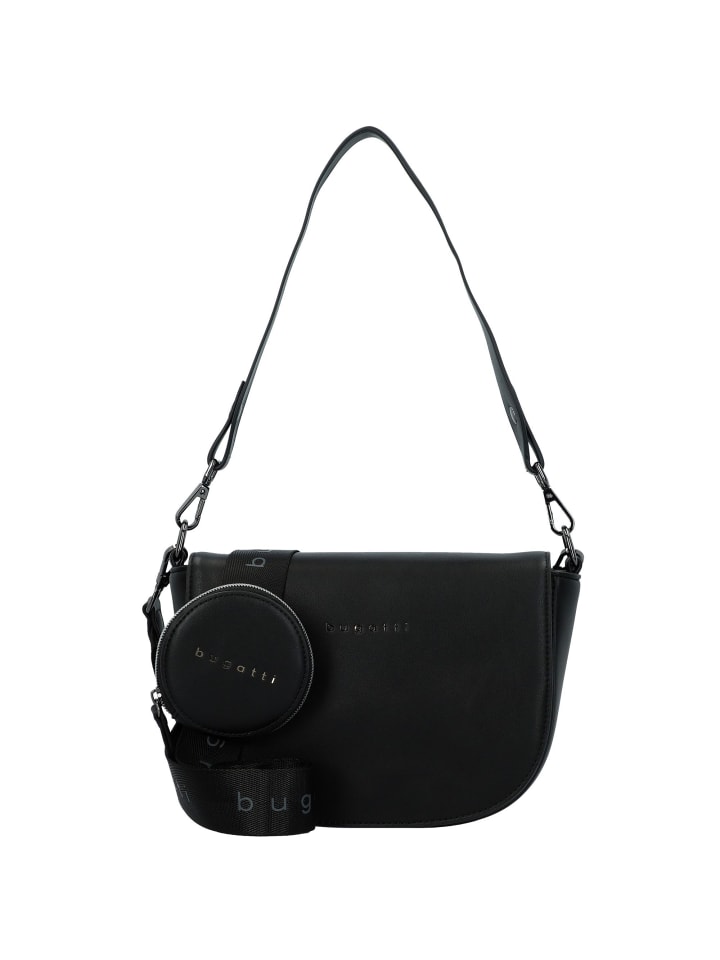 Almata Schultertasche 23 cm schwarz