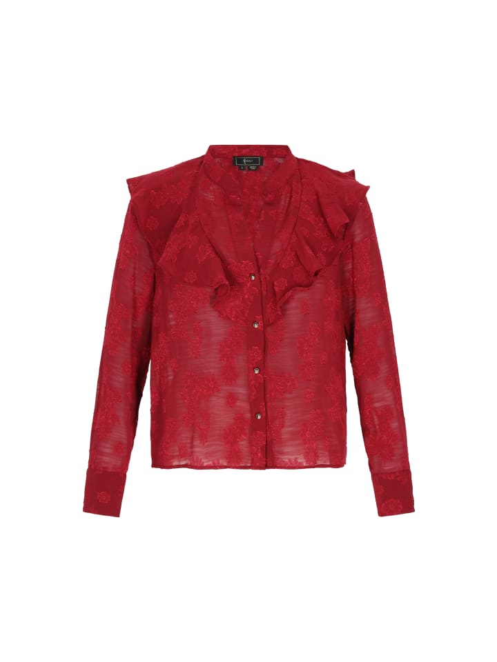 Women Blouse in burgundy