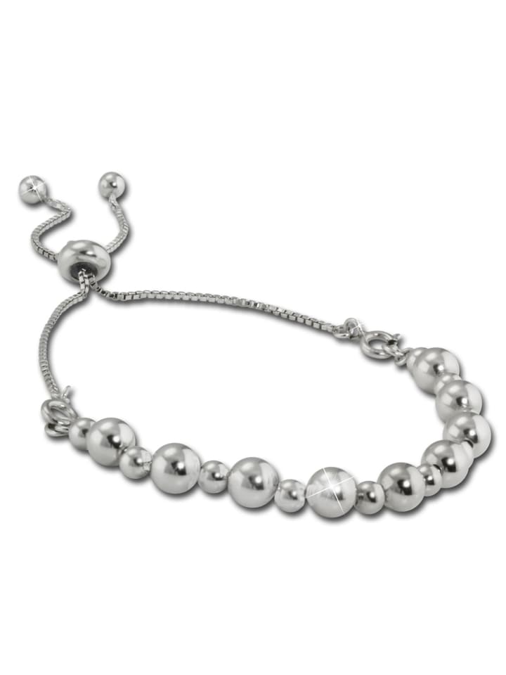 Armband 925 Silber bis ca. 21cm Silberkugeln