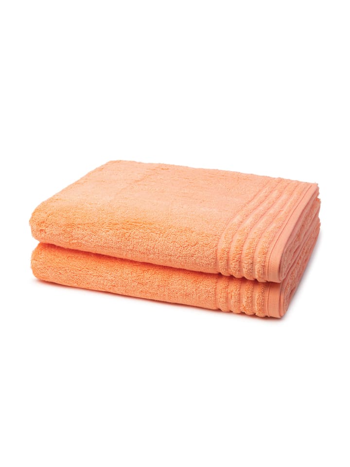 2 X Duschtuch im Set Vienna Style Supersoft in Apricot