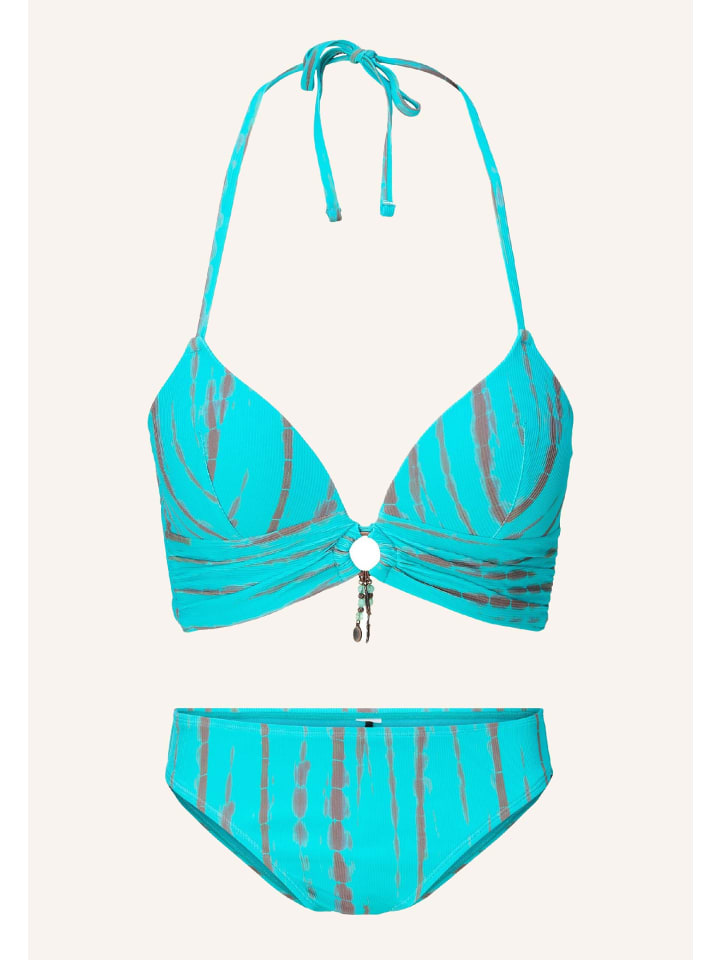 Triangle bikiniset Turqoise tye die