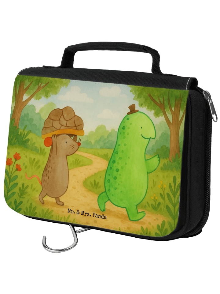 Kosmetiktäschchen Schildkröte Maus Design ohne ... in Weiß