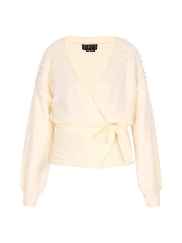 Damen Cardigan in Wollweiss