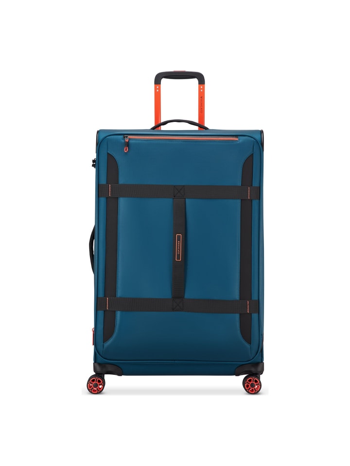 Norway 4 Rollen Trolley 77 cm mit Dehnfalte denim