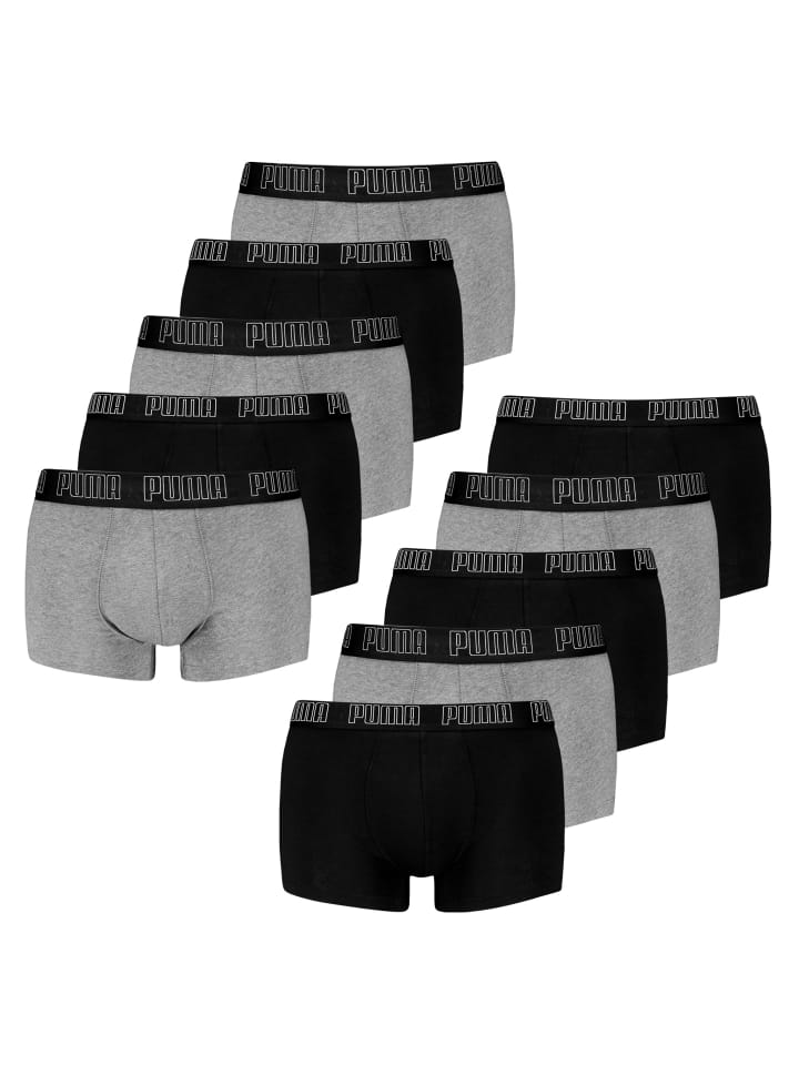 10er Pack Basic Trunks in Mehrfarbig