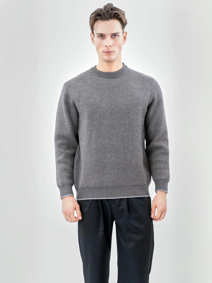 Pullover Crewneck in Grey