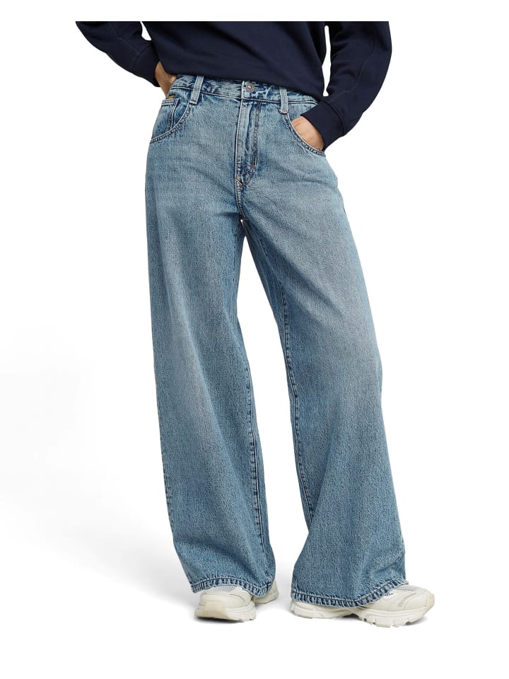 Skater High Loose Jeans faded blue torrent