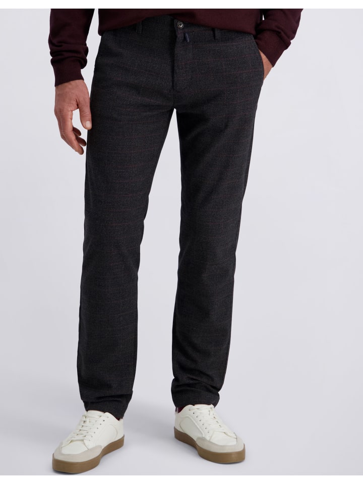 Hose Calais in Gray Pinstripe