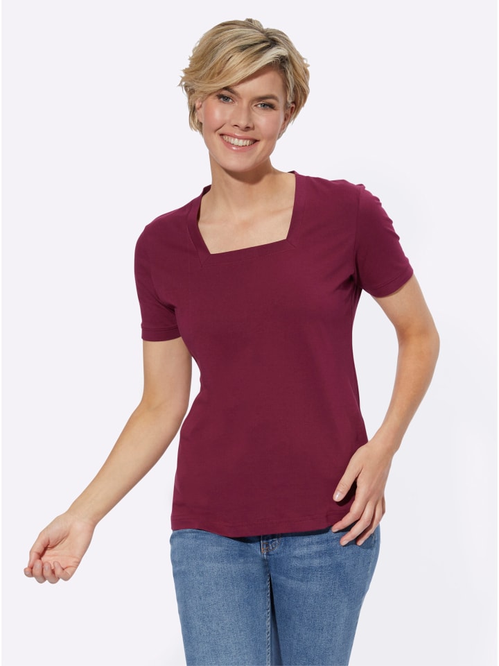Shirt in bordeaux