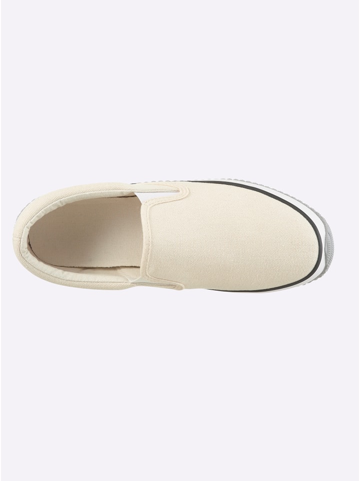 Slipper in vanille