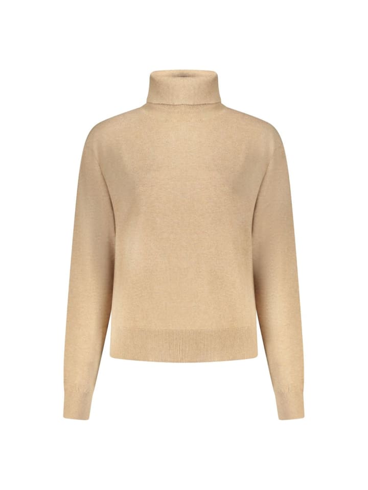 Beige Baumwolle Damen Pullover