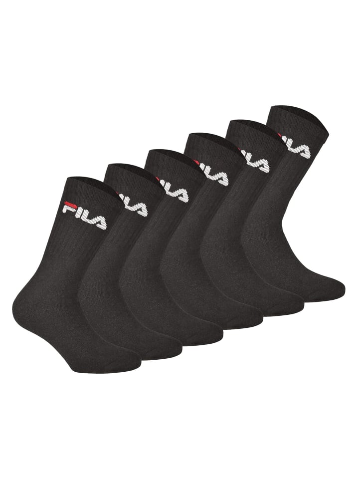 Socken 3er Pack in Schwarz