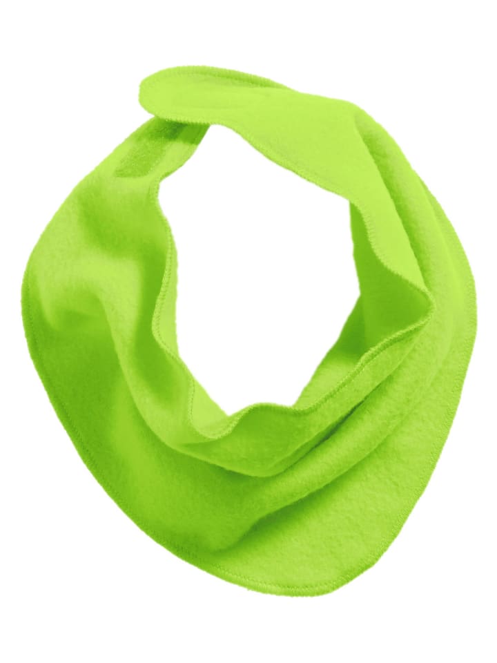 Fleece-Dreieckstuch in Grün