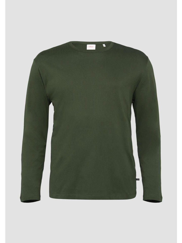 T-Shirt  in  7883_tannengrün