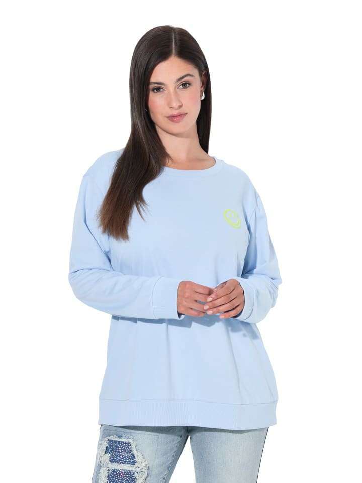 Sweatshirt in hellgraublau