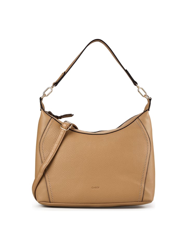 Adelina Schultertasche L 37 cm camel