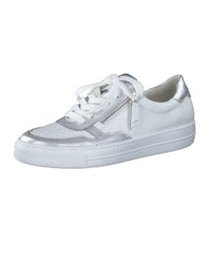 Damen- Schnürschuhe 0075-5155-055/Pauls in weiss