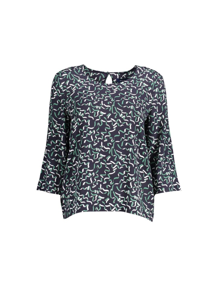 Blau Rot Baumwolle Damen Hemd