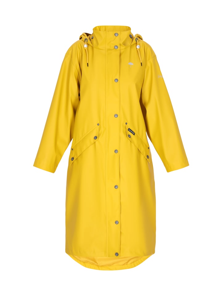 Women Coat in curry yellow