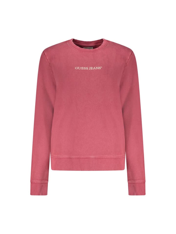 Rot Baumwolle Damen Sweatshirt