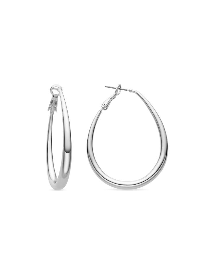 Ohrringe Axeir mit Rhodiumbeschichtung – 47 mm – AXEIR