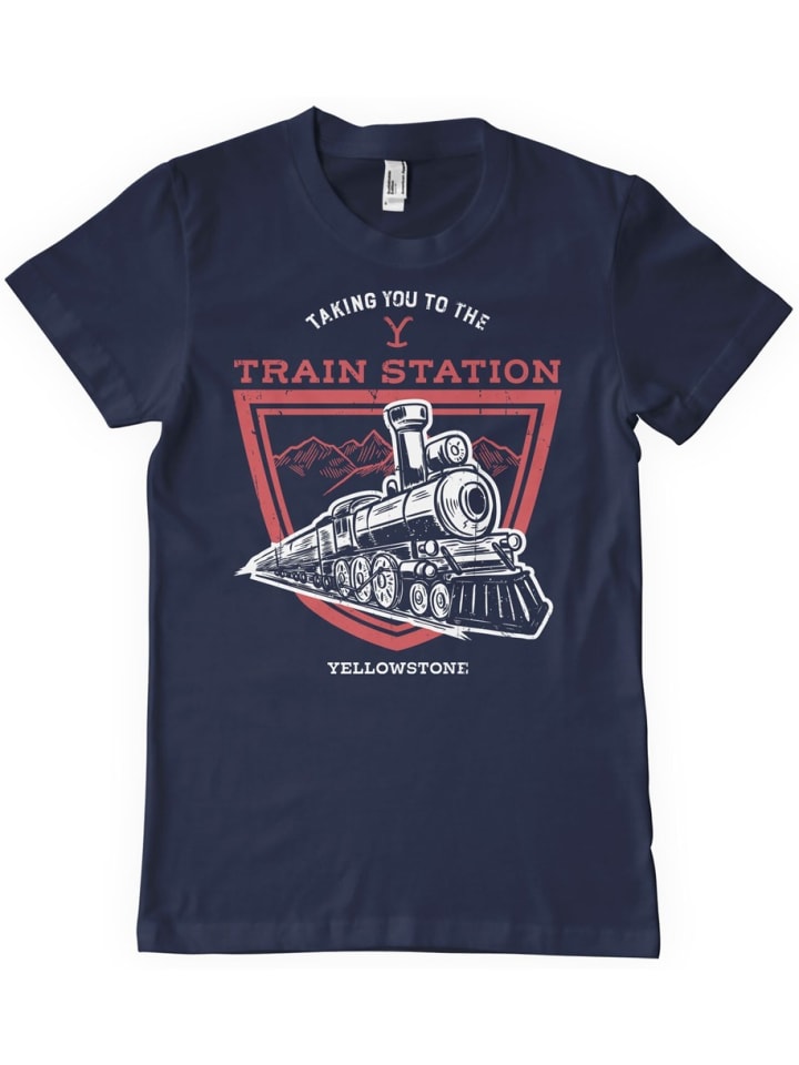 T-Shirt in Blau