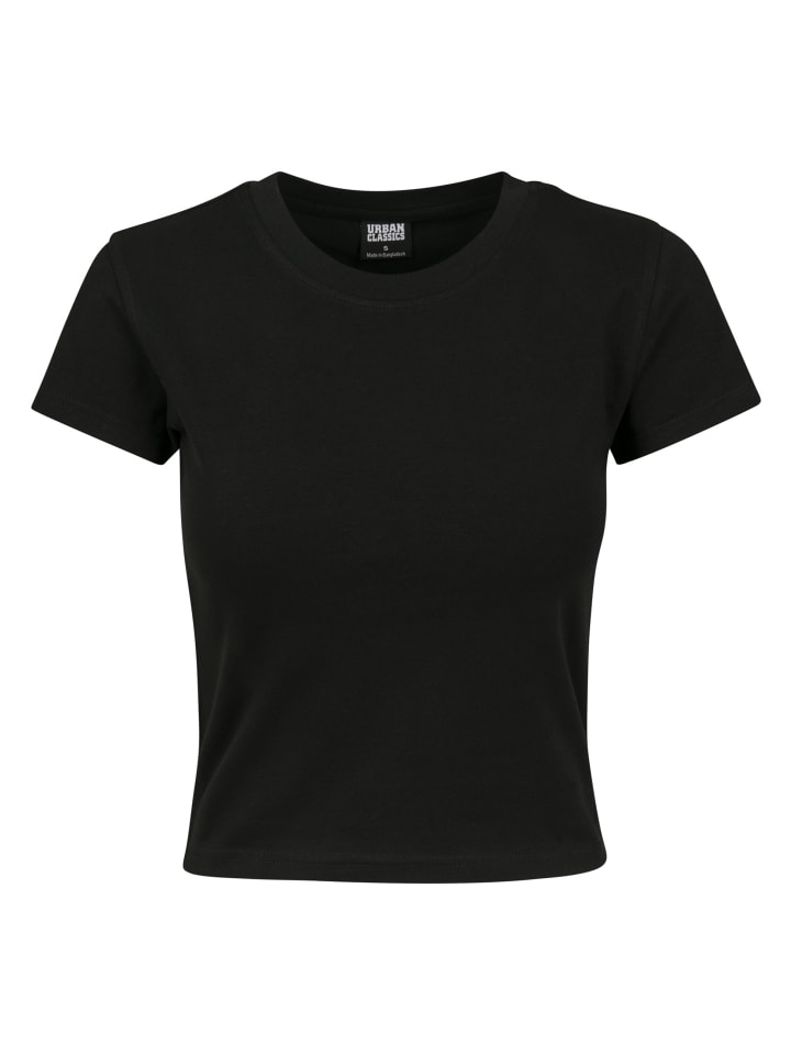 Cropped Tee in black
