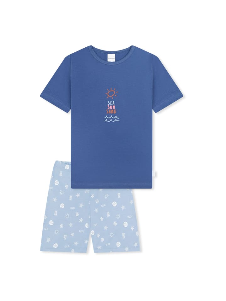 Pyjama 1er Pack in Blau