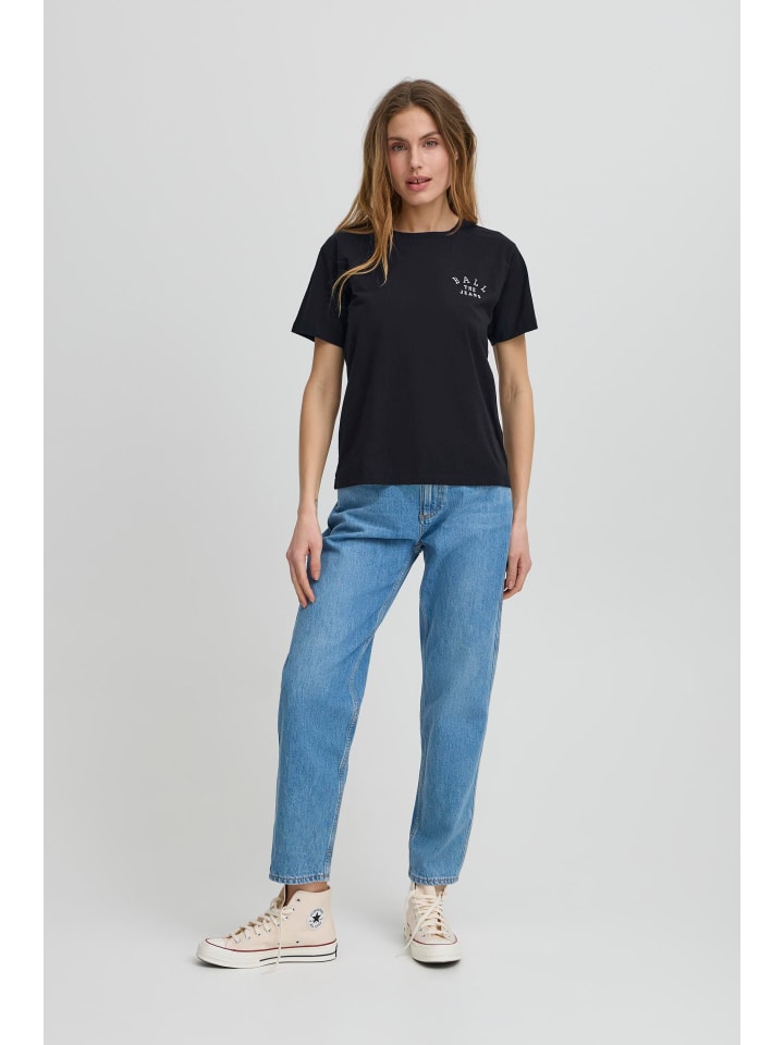 T-Shirt kurzarm BASAVONA Regular fit in BLACK