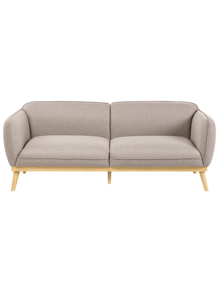 3-Sitzer Sofa LJUNG in Braun - (W) 210 x (H) 82 x (L) 82 cm