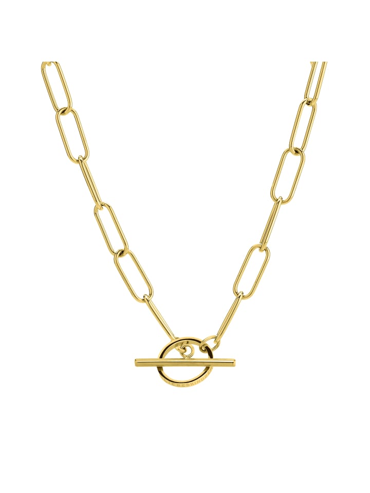 Halskette The long T-bar in gold