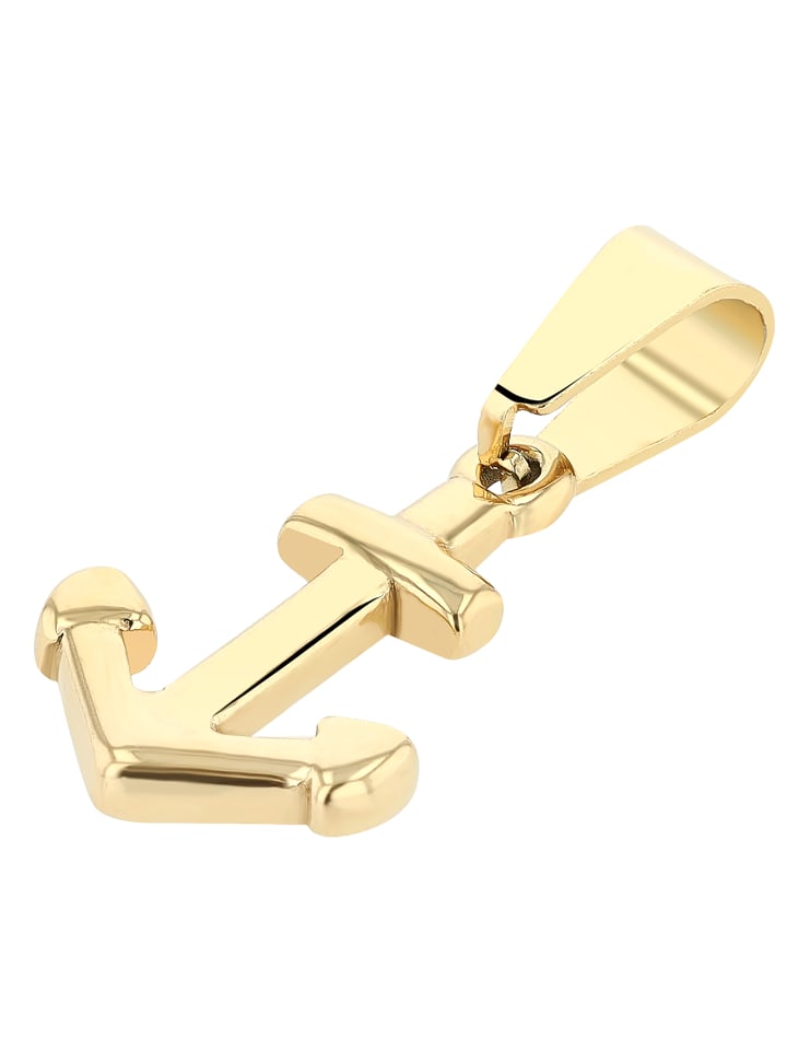 Damen Anhänger aus Edelstahl in gold