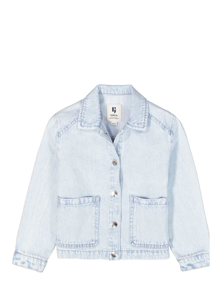 Jeansjacke in bleached
