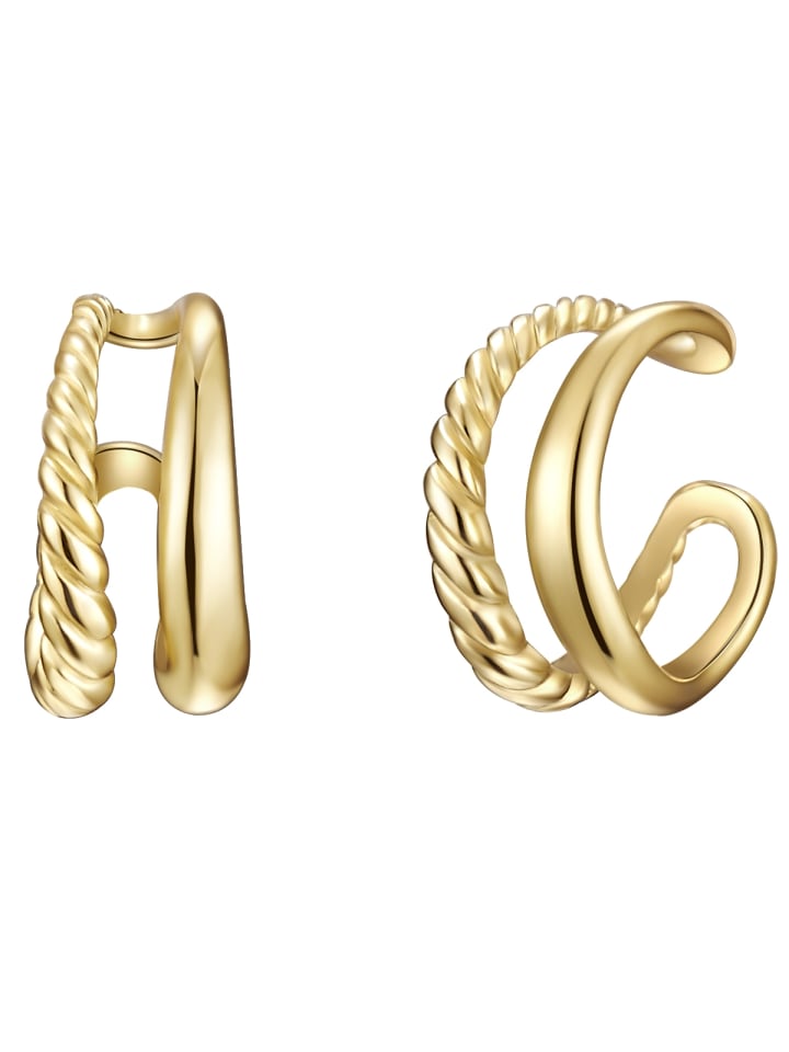 Ohrklemmen aus Sterling Silber in gelbgold